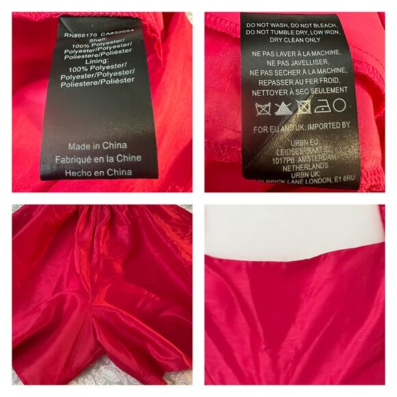 Hutch Sleeveless Rosette Romper In Rose Tyrie Size M - Picture 7 of 8
